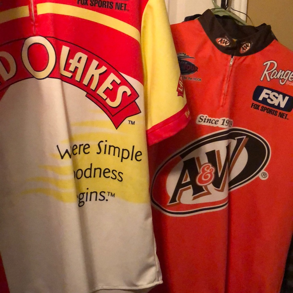 Professional fishing jerseys